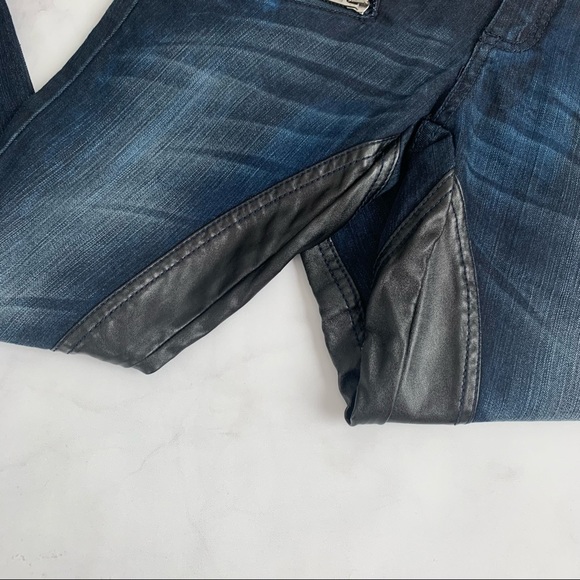 Bebe Low Rise Carmen Rider Ankle Skinny Jeans - Picture 6 of 10